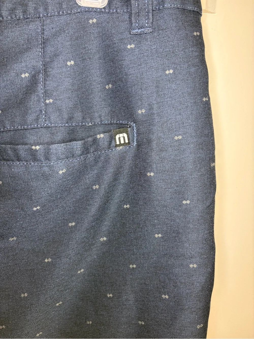 Travis Mathew Navy Flat Front Shorts